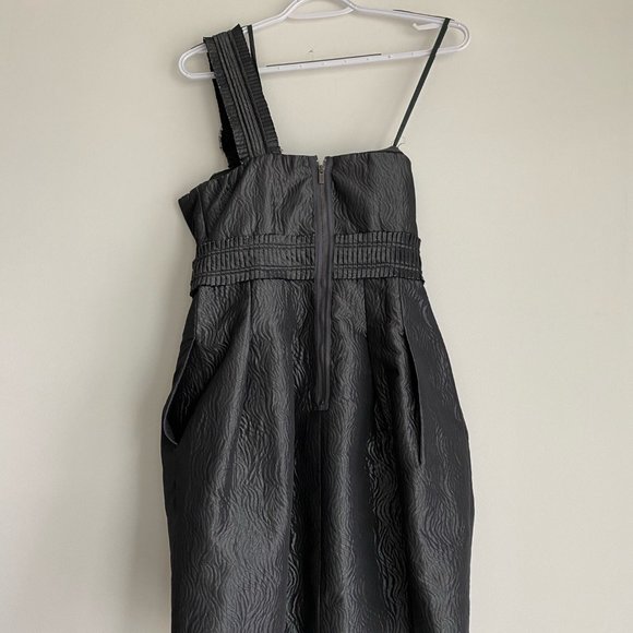 BCBG MAXAZRIA Black Single-Shoulder Dress - Picture 4 of 4